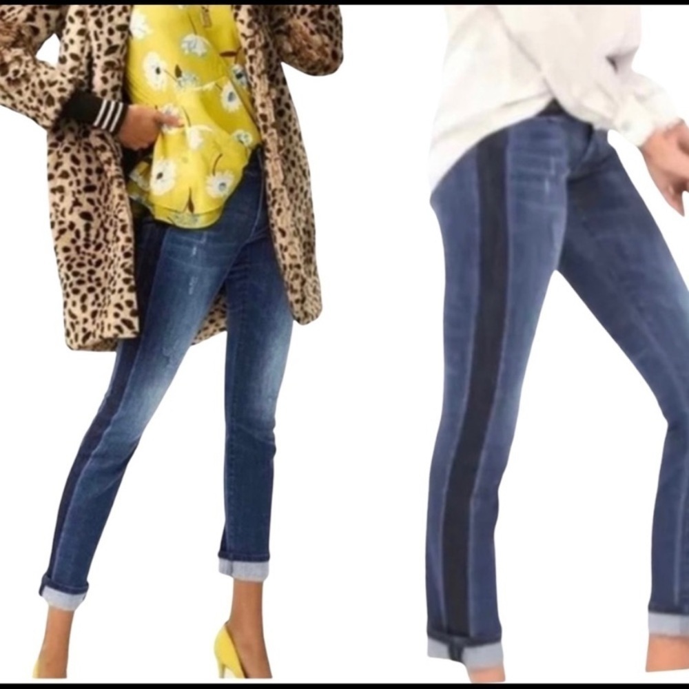 Cabi #3750 Tuxedo High Straight Jeans, Size 2